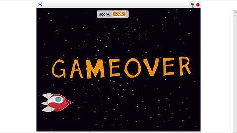 how to make a rock blaster game in scratch