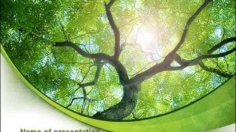 Tree Top PowerPoint Template by PoweredTemplate.com