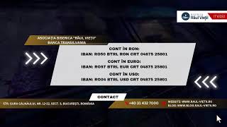 09 Noiembrie 2025 | Serviciu Divin | Biserica Râul Vieții București