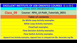 09_24.0602_RPA_Ui-Path_Tutorials_0031_Do While & While Loop, Flow Decision, Flow Switch, Append Line