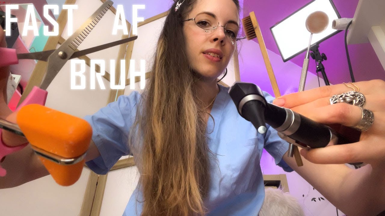 FASTEST ASMR - Ear Cleaning, Dr, Dentist, Hairdresser, Botox, Archeologist