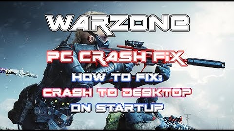 Warzone Crash Fix for PC (2021)|COD WARZONE CDT on startup/launch FIX