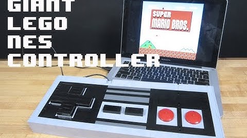 Giant Functional LEGO NES Controller