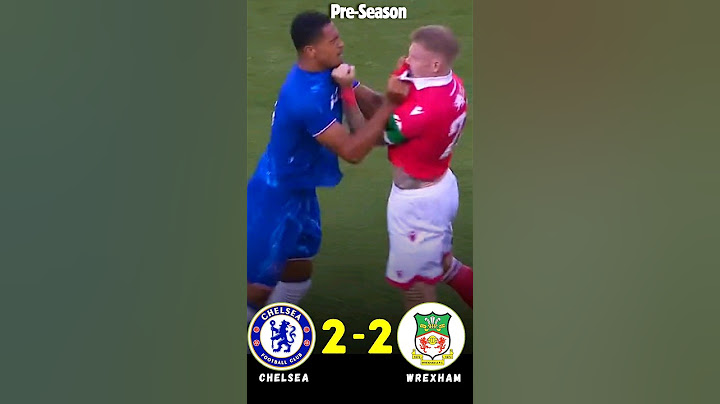 Chelsea vs Wrexham 2-2 Highlights football pre-season #shorts #football