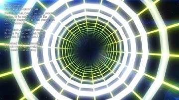 Circular Wireframe Tunnel | 1 HOUR | 4K | #VIDEO #BACKGROUND | #VJ LOOP 09