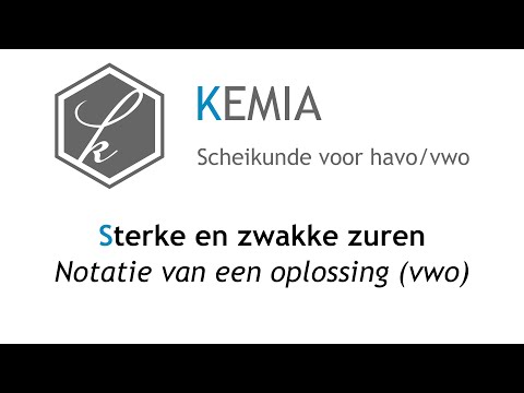 Video: Hoe sterk zijn zuur- of baseoplossingen?