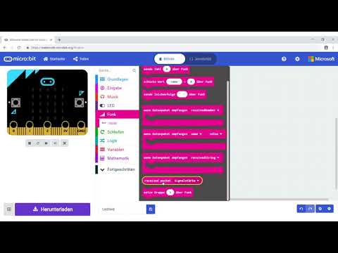 [CMU19.22] BBC micro:bit: Datenübertragung per Funk