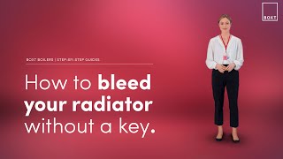 How to bleed your radiators without a key | BOXT Boilers