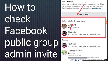 How to check Facebook public group admin invite fb public group admin invite check kaise krain