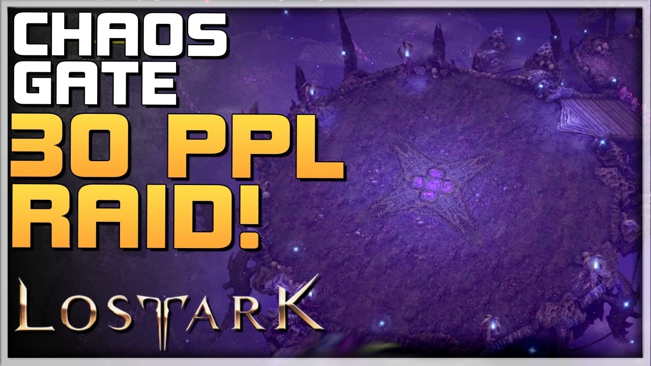 30 Man Raid! - LOST ARK - Chaos Gate - Phantom Lands - Boss Kokuril - PC MMORPG Gameplay Walkthrough