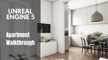 Unreal Engine 5  -  Interior Apartment  Walkthrough Demo