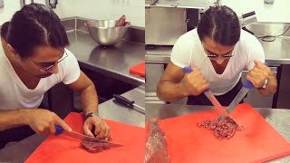 Salt Bae Cutting The Best Meat In Nusret Steakhouse!