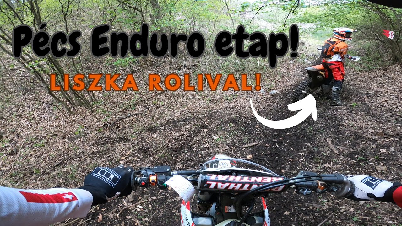Pécs Enduro OB- Liszka Rolanddal mentünk az etapon!🏁💪