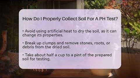 How Do I Properly Collect Soil For A PH Test? - The Plant Enthusiast