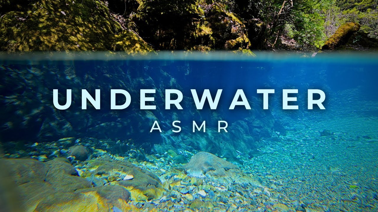 Underwater ASMR River Sounds – 10 Hours of Calm Water Noise for Sleep & Focus (4K)