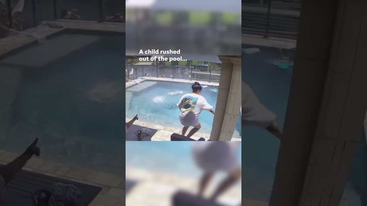 Watch As A Tornado Whips Up In Family Pool Shorts