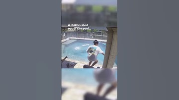 Thumbnail of Watch as a tornado whips up in a family pool #Shorts
