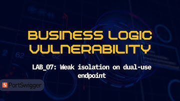Lab_07: Weak isolation on dual-use endpoint | Business Logic