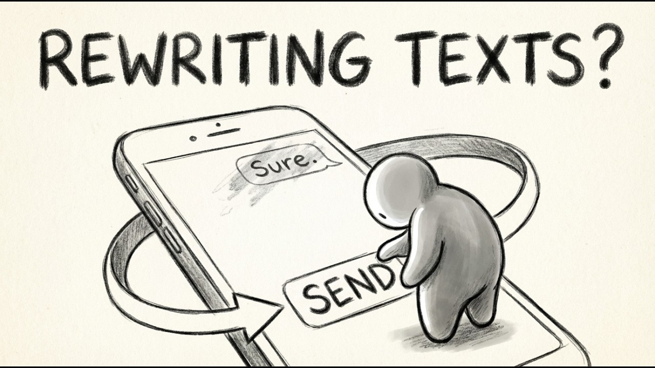Why You Keep Rewriting Messages Before Sending Them