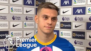 Leandro Trossard reflects on hat-trick performance v. Liverpool | Premier League | NBC Sports