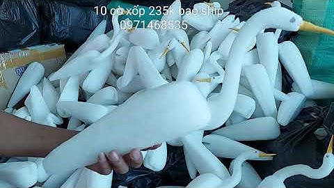 cò xốp giả 10 con 235k bao ship toàn quốc.0852341986 cò xốp giả úp lưới . săn cò . bẫy cò.