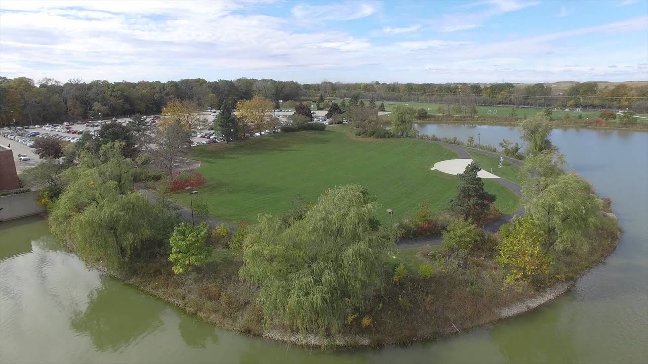 Drone Views at Oakton Community College (1080p) YouTube