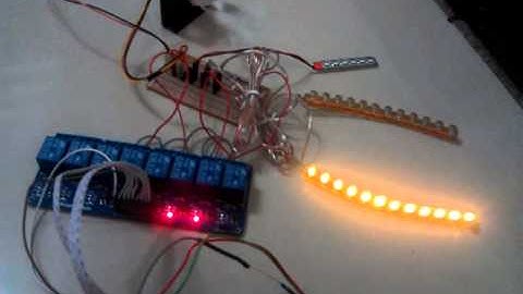 利用繼電器(Relay)控制12V LED燈條(汽車電子用) = Arduino + 8 Relay Control + 風扇 + LED 燈條(魚眼)