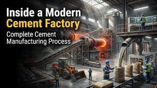 Part 1Inside a Modern Cement Factory | Complete Cement Manufacturing Process |