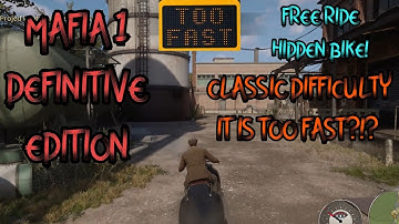 MAFIA 1 Definitive Edition: Free Ride How to Unlock NEW MOTORBIKE in garage - Waybar
