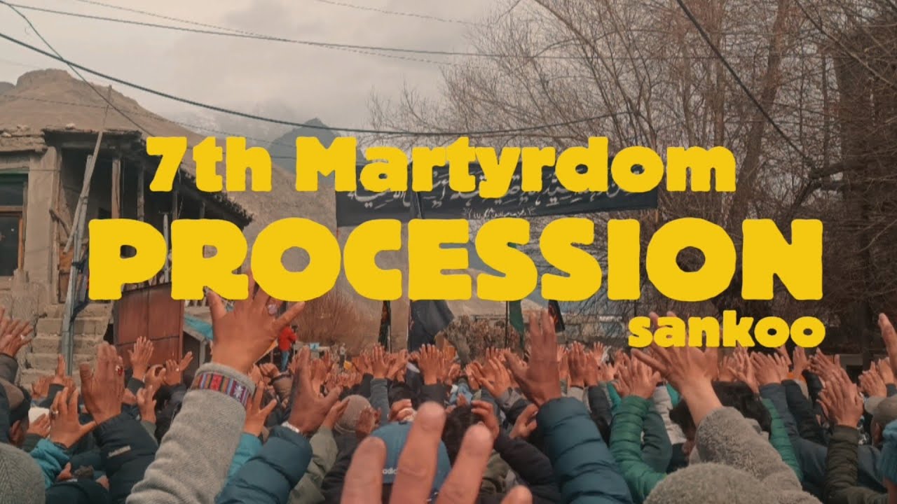 Rehbar Martyrdom Procession | 7th Day | Sankoo 2026