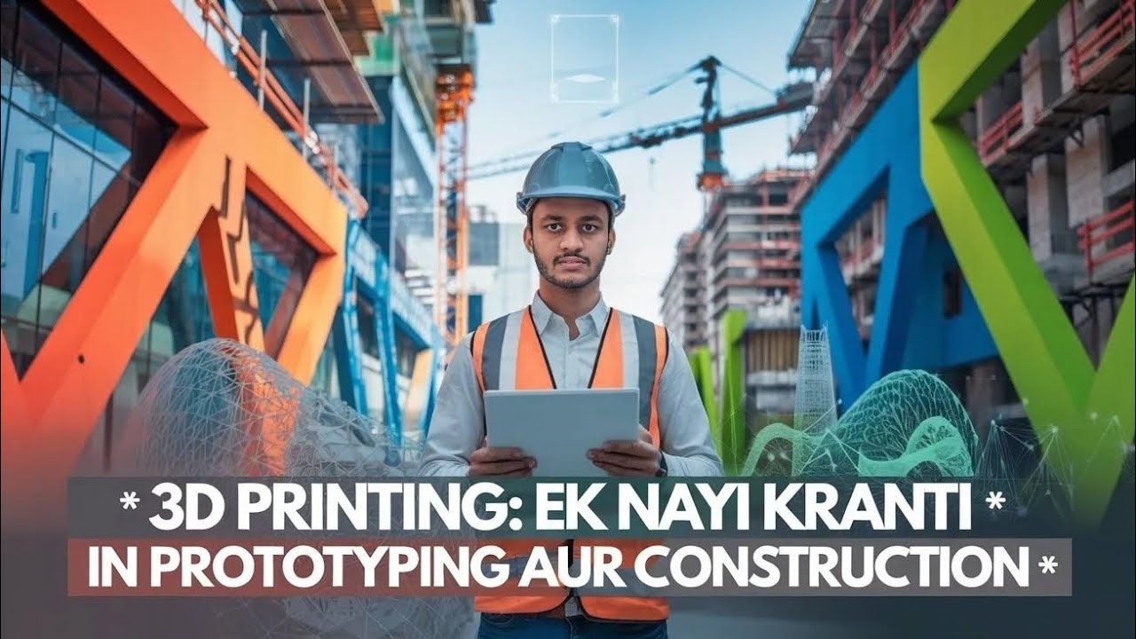 "3D Printing: Ek Nayi Kranti in Prototyping aur Construction | Civil Engineering Ka Future!"