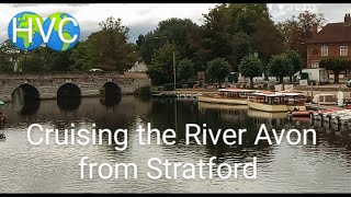 CRUISING THE RIVER AVON FROM STRATFORD