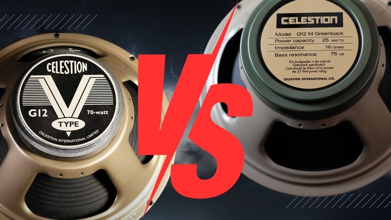 Celestion shootout. M Greenback Vs V 