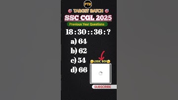 Number Analogy Questions| #ssc #maths  #ssccgl #reasoning #upscmotivation #youtube #yt  #shorts