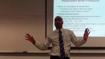 Lec17 Video: Consistency Implementation; Fault Tolerance (04/04/18)
