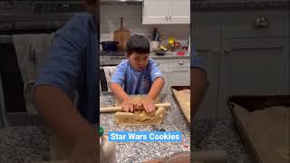 This, my friends, is what baking is all about! Star Wars cookies by my boys! So proud!
