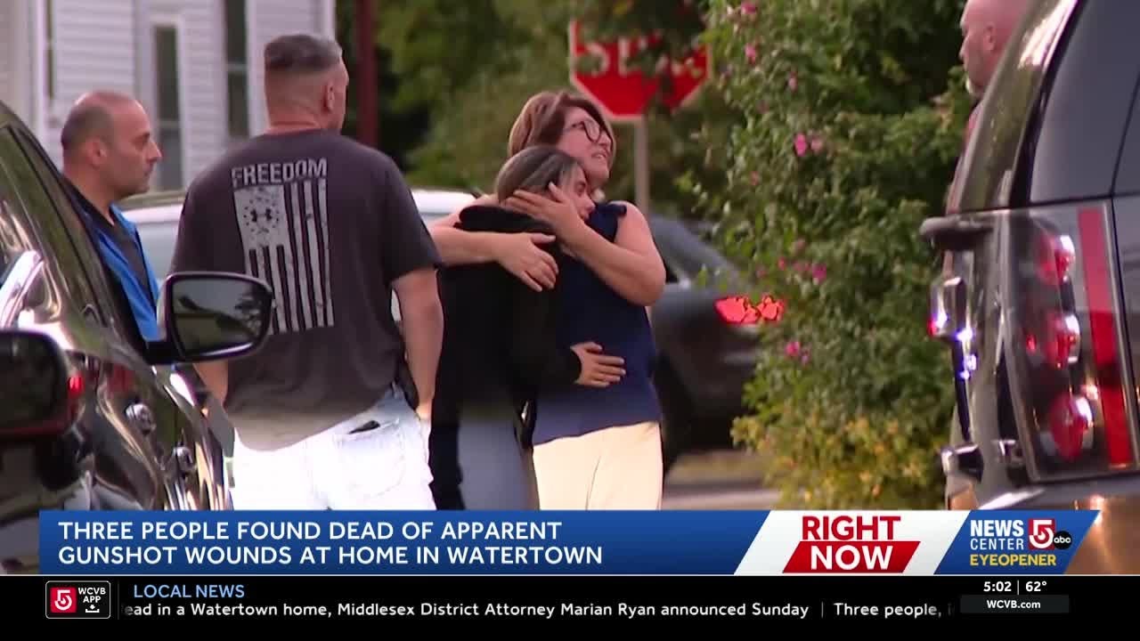 3 people found dead with gunshot wounds in Watertown, Mass. home