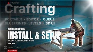 Crafting Script for FiveM Server | Nextgen Crafting | QBCore / ESX |#gta  #gtaonline #fivem