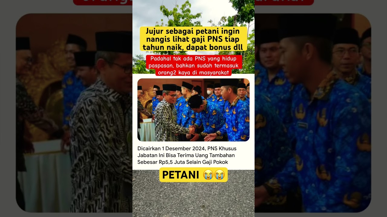 Bonus gaji PNS 