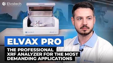 ElvaX Pro: The professional XRF analyzer for the most demanding applications.