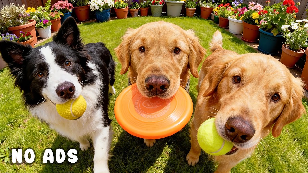 24 часа Dog TV для собак 🐶🎵 Нежная музыка для активных собак и расслабленного поведения 🌱🐾