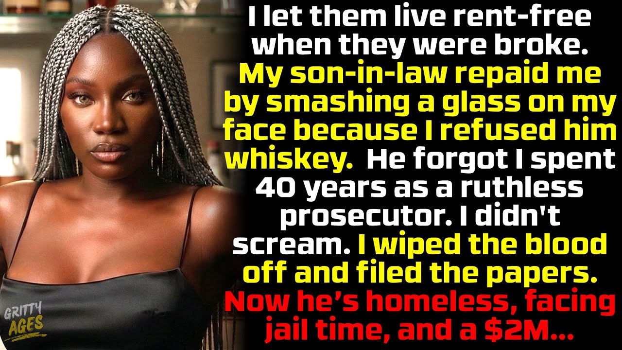 "You're Nothing!" My son-in-law Hit Me With A Glass — I Replied With A $2 Million Lawsuit.