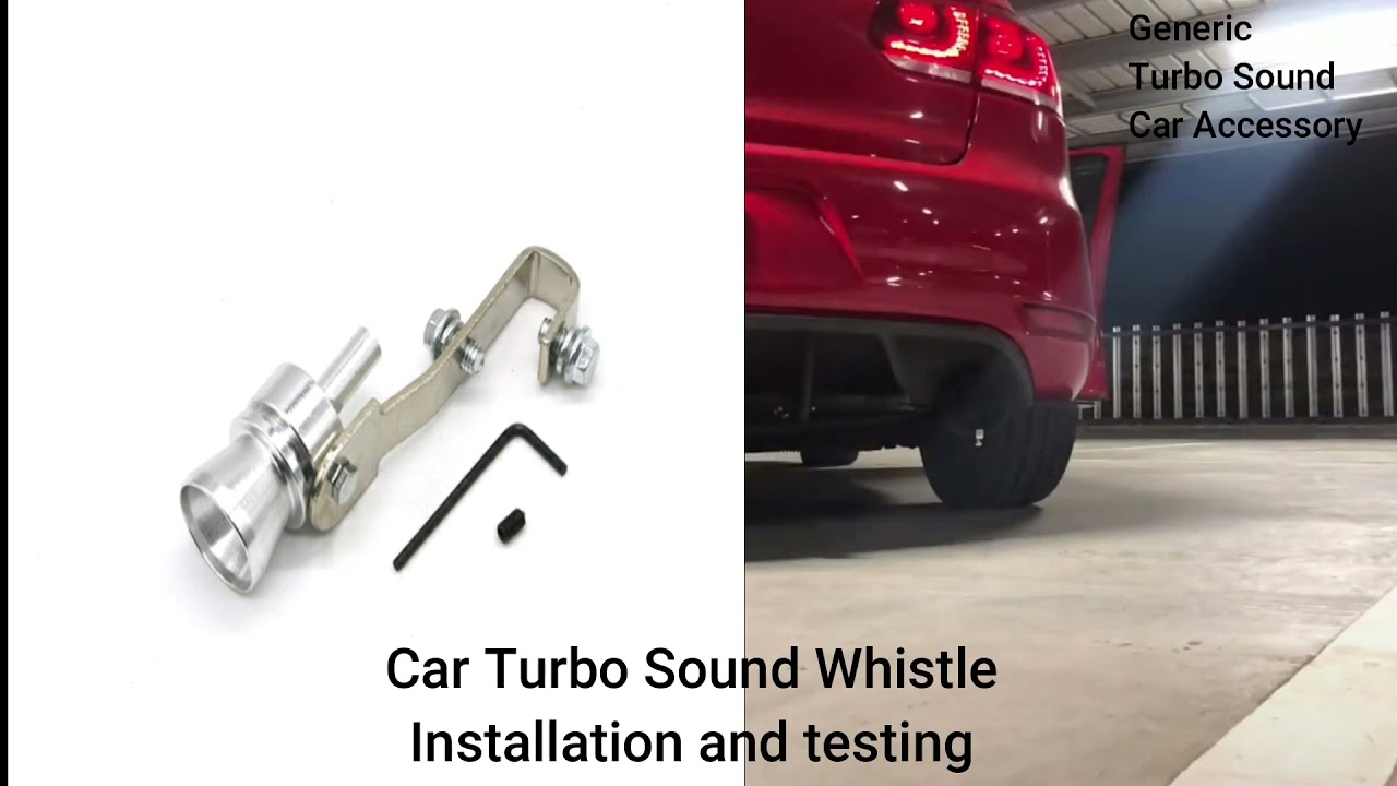 Car Turbo Sound Whistle Muffler Universal Vehicle Tuning Device