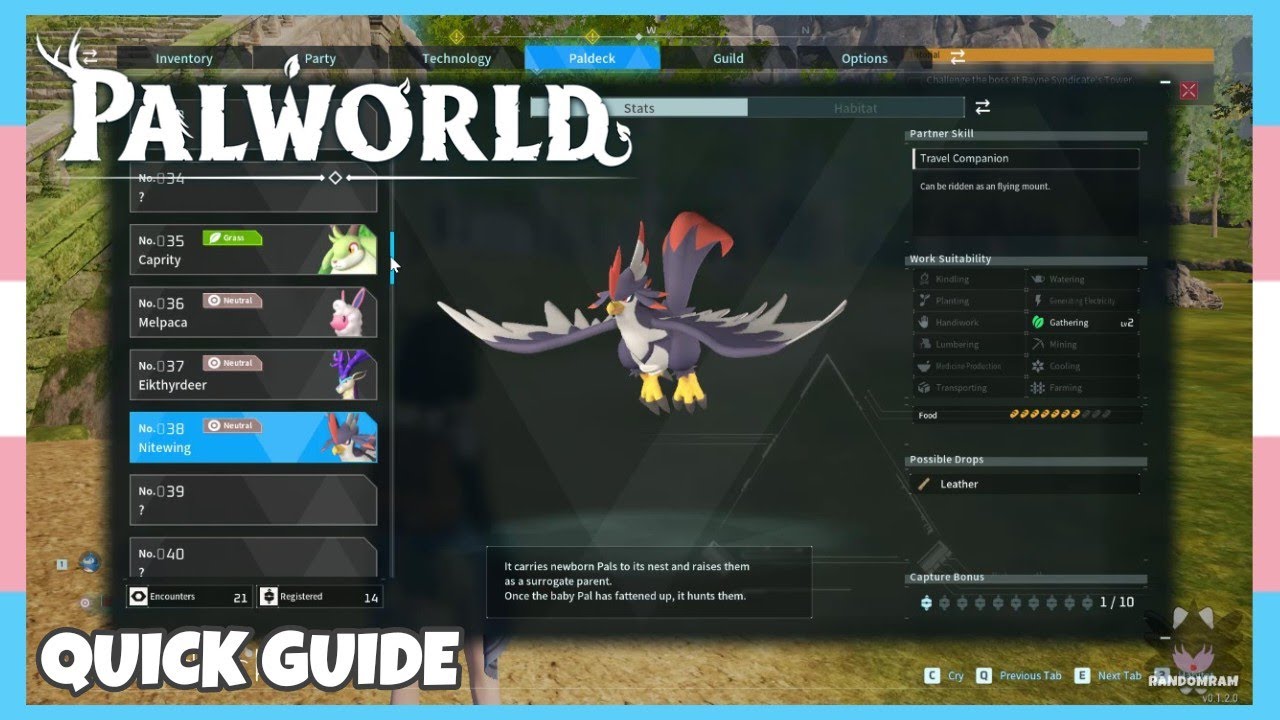 Where To Catch Nitewing *Staraptor* In Palworld | Location Quick