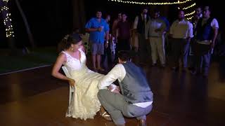 Bouquet and Garter Toss - Wedding Day 