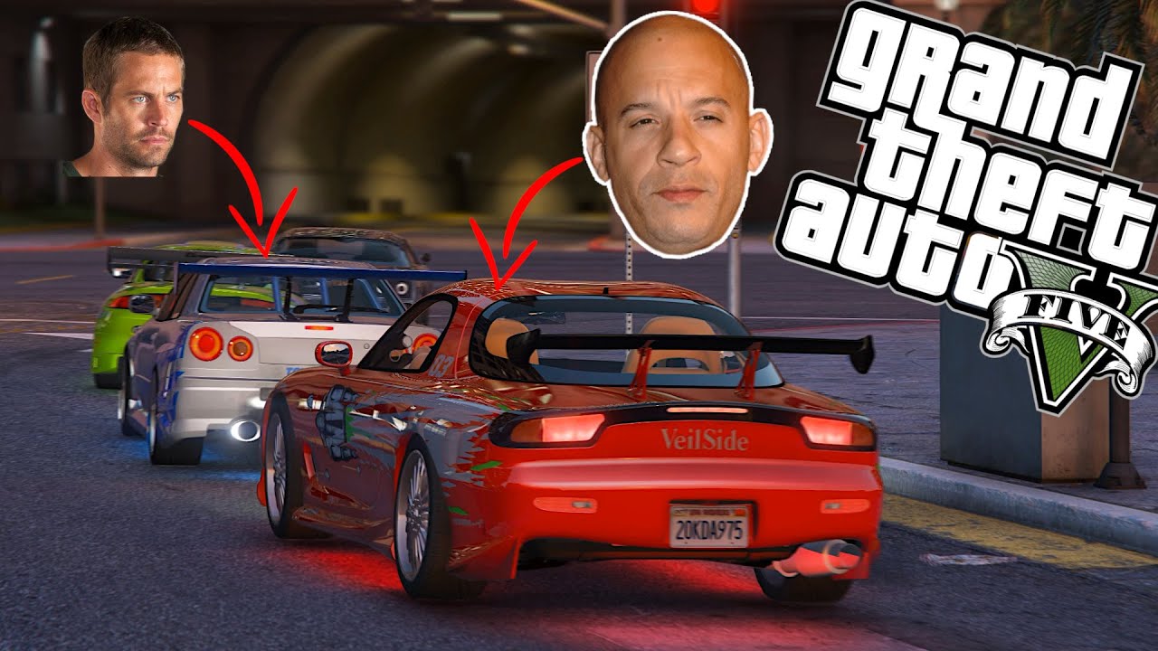 |2022| GTA 5 - Fast and Furious Vin Diesel and Paul Walker in Los Santos!