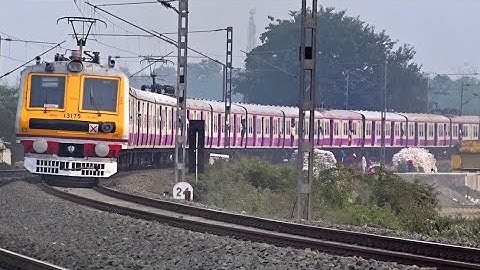 Aerodynamic Face & Conventional EMU Train Speeding in Huge Curve & Skip Furiously | Eastern Railways