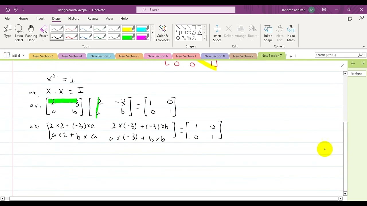 Matrices | After SEE | Math | Class 10 | MCQs | Bridge Course Nepal | Nepal Online Class