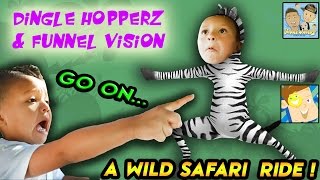 OUTDOOR ADVENTURE W/ FUNNEL VISION! EMU DOES  MAGIC ON UNCLE CRUSHER?! |DINGLE HOPPERZ VLOG