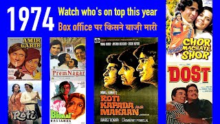 Top 10 Hindi Movies of 1974 | Classic Hindi Movies | Box Office Report